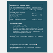 Stabiliser supplement facts