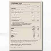 Collagen Activator Supplement Facts