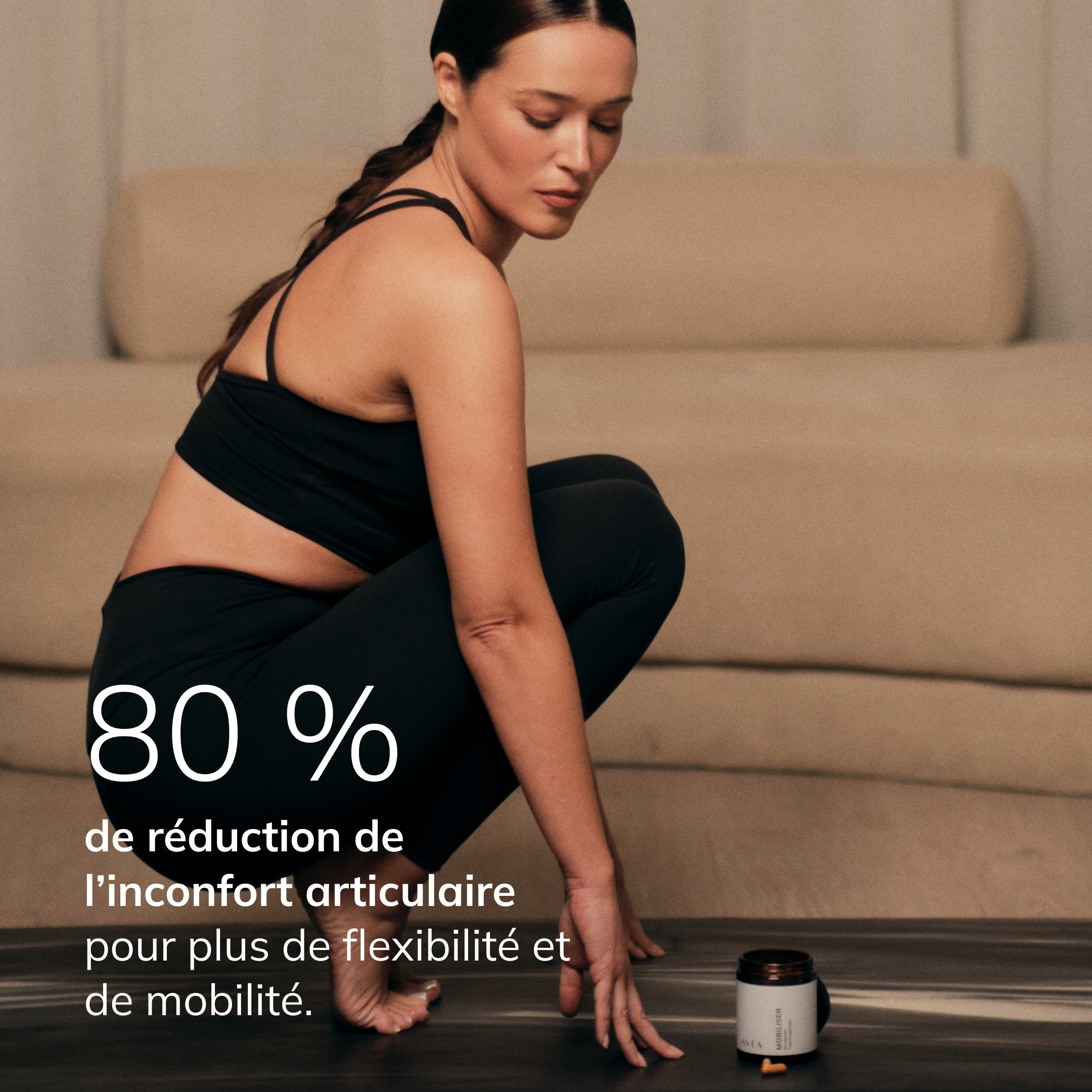 80 % de réduction de l’inconfort articulaire pour plus de flexibilité et de mobilité