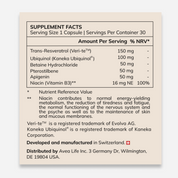 Booster supplement facts