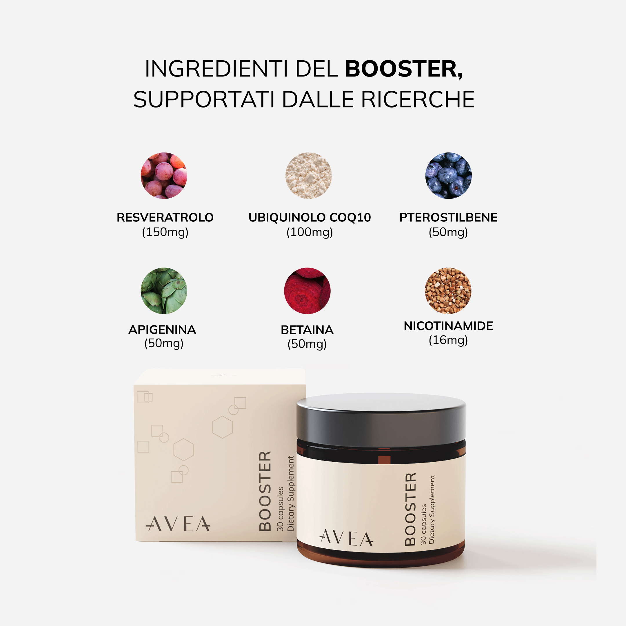 Booster ingredienti