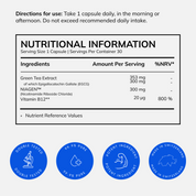 NAD+ Vitaliser supplement facts