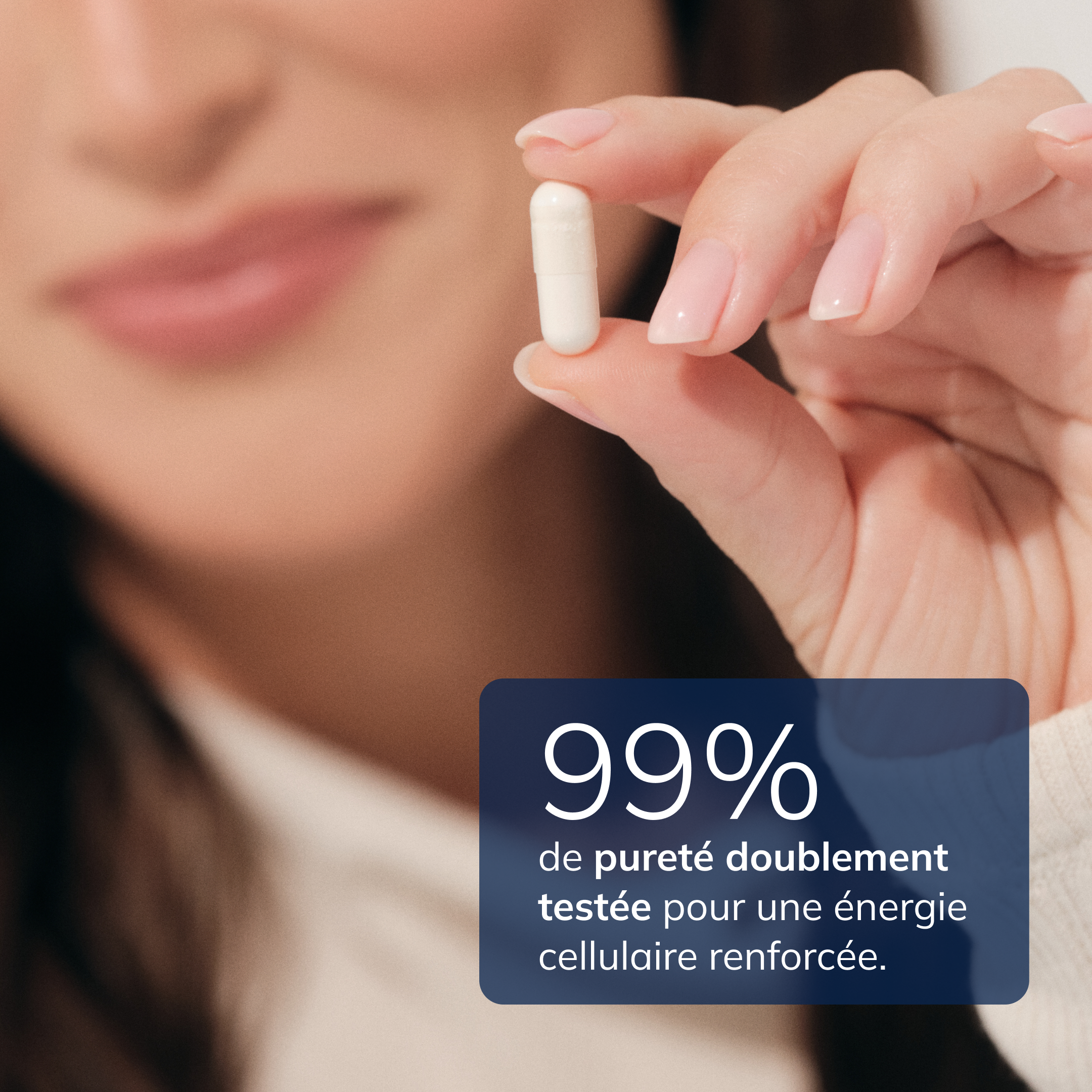 99% de pureté doublement testée pour une énergie cellulaire renforcée.