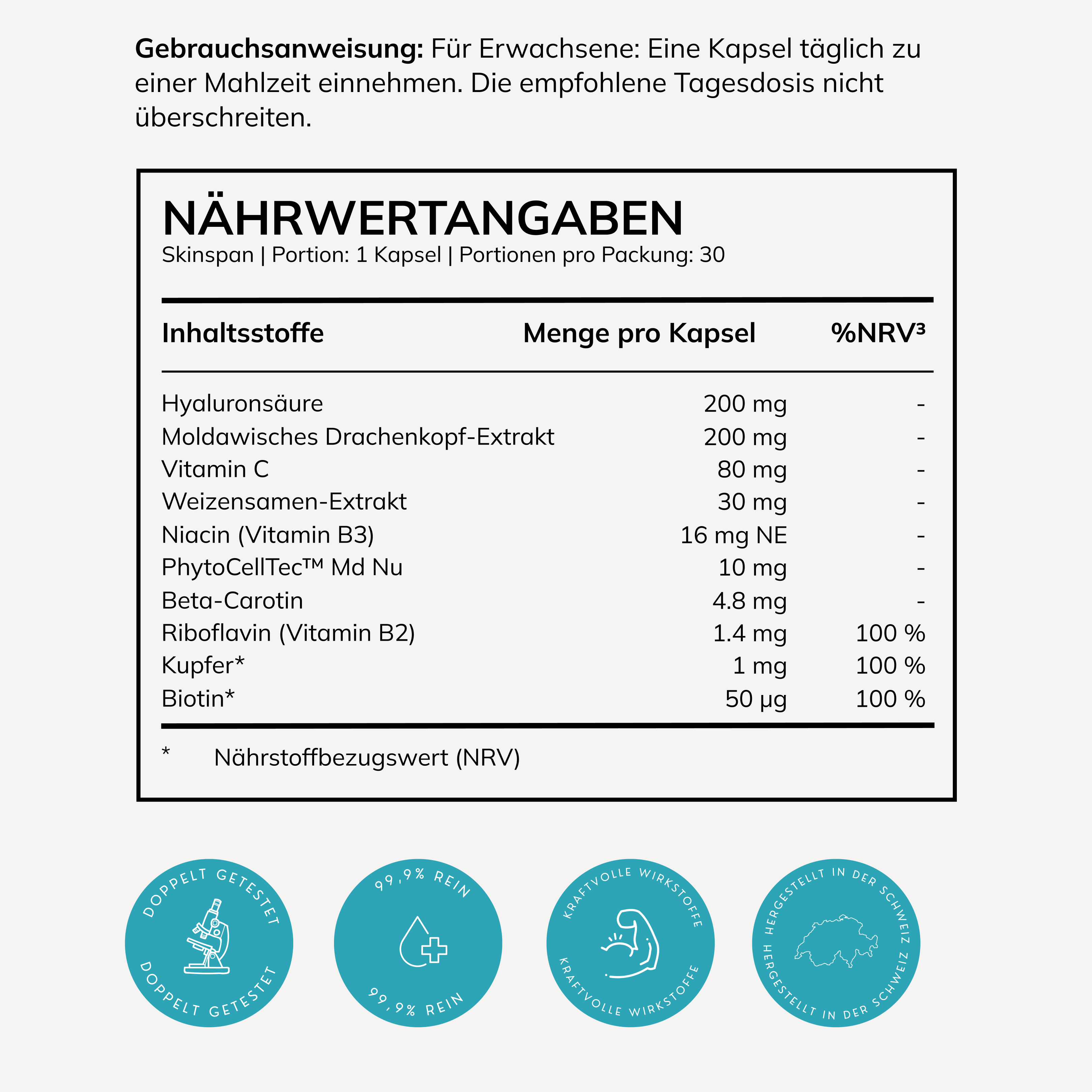 Skinspan™ zusammensetzung