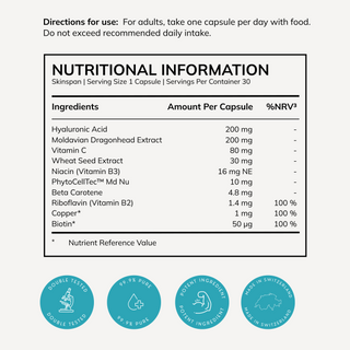 Skinspan™ supplement facts