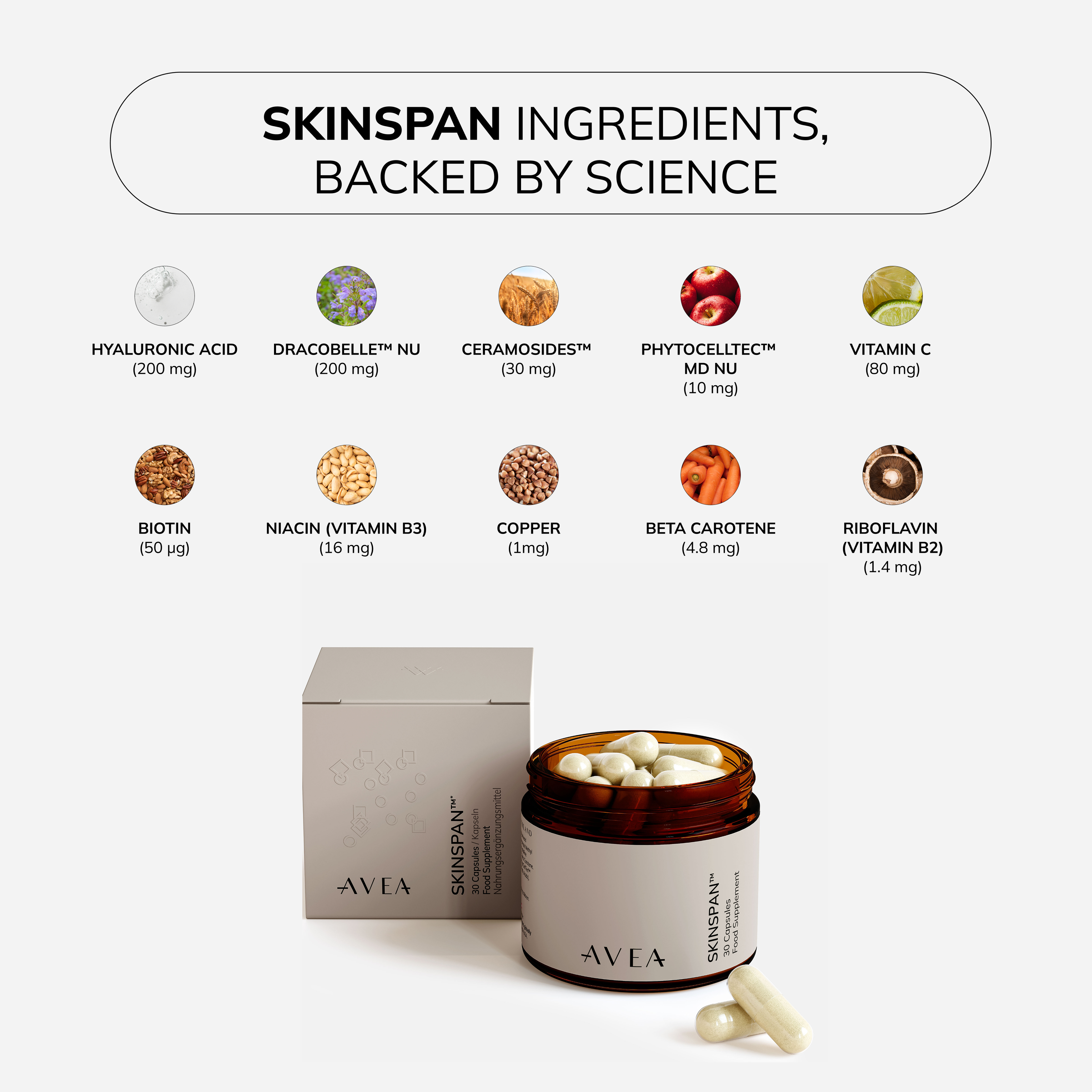 Skinspan™ ingredients