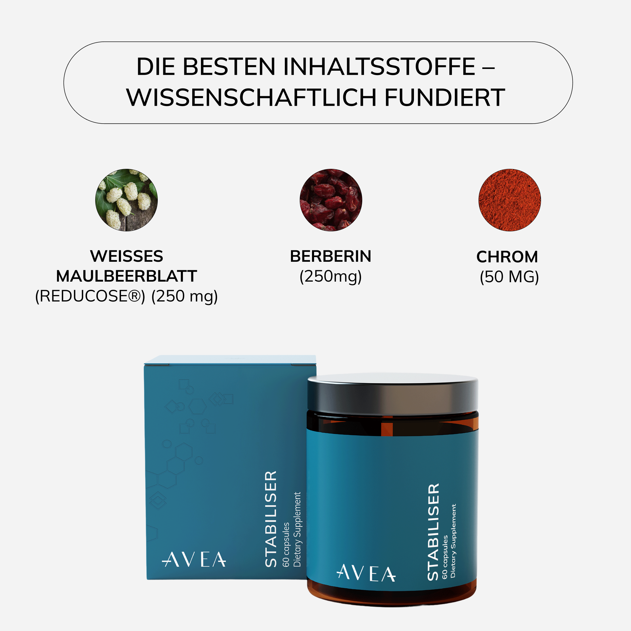 Stabiliser inhaltsstoffe